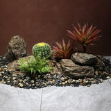 Maxbell Imitation Rock Weather Resistant Crafts Landscape Rock for Garden Lawn Porch 33x23x23cm