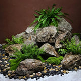 Maxbell Imitation Rock Weather Resistant Crafts Landscape Rock for Garden Lawn Porch 33x23x23cm