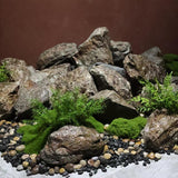 Maxbell Imitation Rock Weather Resistant Crafts Landscape Rock for Garden Lawn Porch 33x23x23cm