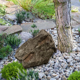 Maxbell Imitation Rock Weather Resistant Crafts Landscape Rock for Garden Lawn Porch 35x22x27cm