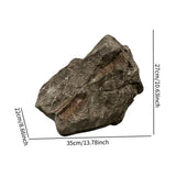 Maxbell Imitation Rock Weather Resistant Crafts Landscape Rock for Garden Lawn Porch 35x22x27cm