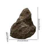 Maxbell Imitation Rock Weather Resistant Crafts Landscape Rock for Garden Lawn Porch 27x18x26cm