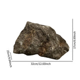 Maxbell Imitation Rock Weather Resistant Crafts Landscape Rock for Garden Lawn Porch 32x25x17cm