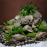 Maxbell Imitation Rock Weather Resistant Crafts Landscape Rock for Garden Lawn Porch 37x23x22cm
