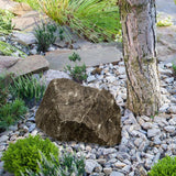 Maxbell Imitation Rock Weather Resistant Crafts Landscape Rock for Garden Lawn Porch 37x23x22cm