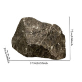 Maxbell Imitation Rock Weather Resistant Crafts Landscape Rock for Garden Lawn Porch 37x23x22cm