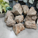 Maxbell Imitation Rock Weather Resistant Crafts Landscape Rock for Garden Lawn Porch 37x23x22cm