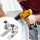 Maxbell 2 Pieces Drawer Front Installation Clamps Assembly Installation Fixing Clips