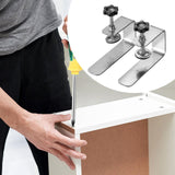 Maxbell 2 Pieces Drawer Front Installation Clamps Assembly Installation Fixing Clips