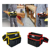 Maxbell Tool Belt Lightweight Versatile Tool Bag for Carpenters Plumber Electricians Yellow