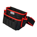 Maxbell Tool Belt Lightweight Versatile Tool Bag for Carpenters Plumber Electricians Red