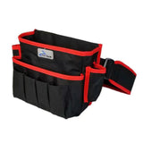 Maxbell Tool Belt Lightweight Versatile Tool Bag for Carpenters Plumber Electricians Red
