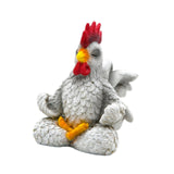 Maxbell Rooster Sculpture Resin Cute Animal Model Figure for Backyard Indoor Outdoor