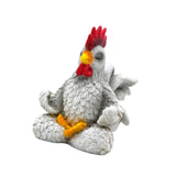 Maxbell Rooster Sculpture Resin Cute Animal Model Figure for Backyard Indoor Outdoor