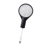 Maxbell Electric Swatter Compact Bug Zapper Racket for Home Indoor Outdoor Patio Black