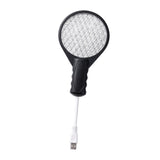 Maxbell Electric Swatter Compact Bug Zapper Racket for Home Indoor Outdoor Patio Black