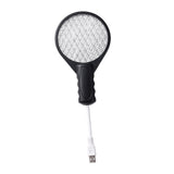 Maxbell Electric Swatter Compact Bug Zapper Racket for Home Indoor Outdoor Patio Black