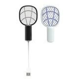 Maxbell Fly Killer Racket Swatter Mini Fly Zapper Racket for Bedroom Trips Home Black