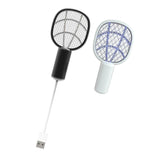 Maxbell Fly Killer Racket Swatter Mini Fly Zapper Racket for Bedroom Trips Home Black
