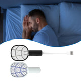 Maxbell Fly Killer Racket Swatter Mini Fly Zapper Racket for Bedroom Trips Home Black