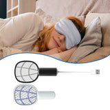 Maxbell Fly Killer Racket Swatter Mini Fly Zapper Racket for Bedroom Trips Home Black