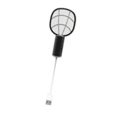Maxbell Fly Killer Racket Swatter Mini Fly Zapper Racket for Bedroom Trips Home Black