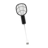 Maxbell Fly Killer Racket Swatter Mini Fly Zapper Racket for Bedroom Trips Home Black