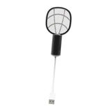 Maxbell Fly Killer Racket Swatter Mini Fly Zapper Racket for Bedroom Trips Home Black
