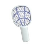 Maxbell Fly Killer Racket Swatter Mini Fly Zapper Racket for Bedroom Trips Home White