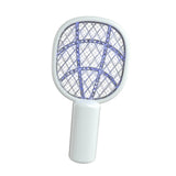Maxbell Fly Killer Racket Swatter Mini Fly Zapper Racket for Bedroom Trips Home White