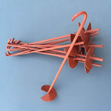 Maxbell 10Pcs Greenhouse Ground Anchor Stakes Garden Pegs for Shed Greenhouse Garden