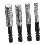 Maxbell 4 Piece Professional High Hardness Drill Bit for Glass Granite Ceramics Tile