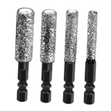 Maxbell 4 Piece Professional High Hardness Drill Bit for Glass Granite Ceramics Tile
