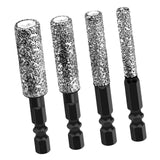 Maxbell 4 Piece Professional High Hardness Drill Bit for Glass Granite Ceramics Tile