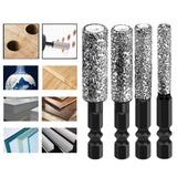 Maxbell 4 Piece Professional High Hardness Drill Bit for Glass Granite Ceramics Tile