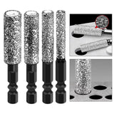 Maxbell 4 Piece Professional High Hardness Drill Bit for Glass Granite Ceramics Tile