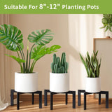 Maxbell Plant Stand Minimalist Easily Set up Flower Pot Stand for Patio Outdoor