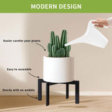 Maxbell Plant Stand Minimalist Easily Set up Flower Pot Stand for Patio Outdoor