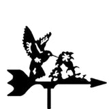 Maxbell Bird Metal Weathervane Wind Direction Indicator for Courtyard Garden Hummingbird