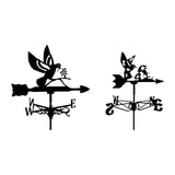 Maxbell Bird Metal Weathervane Wind Direction Indicator for Courtyard Garden Hummingbird