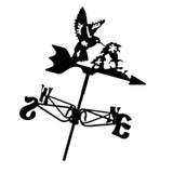 Maxbell Bird Metal Weathervane Wind Direction Indicator for Courtyard Garden Hummingbird