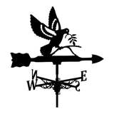 Maxbell Bird Metal Weathervane Wind Direction Indicator for Courtyard Garden Pigeon