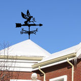 Maxbell Bird Metal Weathervane Wind Direction Indicator for Courtyard Garden Pigeon
