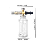 Maxbell Car Wash Foam Sprayer Multipurpose 1/4 inch Quick Connect for Outdoor Indoor 28x15x10cm