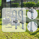 Maxbell 2Pcs Deck Lift Hanger Rod Kit Parts Deck Lift Linkage for Lawnmower Tractors
