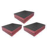 Maxbell 4 Pieces Tool Box Foam Inserts Pads for Tabletop Miniatures Padding Game Box 50cmx30cmx2.5cm