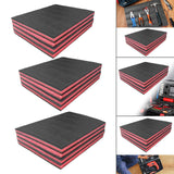 Maxbell 4 Pieces Tool Box Foam Inserts Pads for Tabletop Miniatures Padding Game Box 50cmx30cmx2.5cm