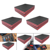 Maxbell 4 Pieces Tool Box Foam Inserts Pads for Tabletop Miniatures Padding Game Box 50cmx30cmx2.5cm