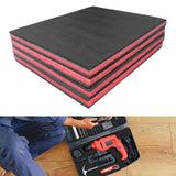 Maxbell 4 Pieces Tool Box Foam Inserts Pads for Tabletop Miniatures Padding Game Box 50cmx30cmx2.5cm