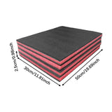 Maxbell 4 Pieces Tool Box Foam Inserts Pads for Tabletop Miniatures Padding Game Box 50cmx30cmx2.5cm